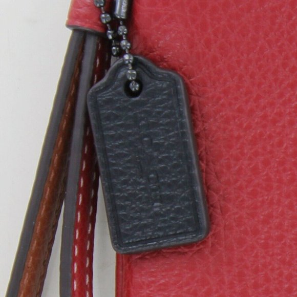 Coach Disney Minnie Mouse Wristlet - Red Leather - Picture 6 of 13